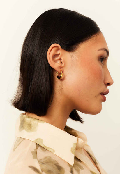 ALISHA GOLD EARRINGS (18MM)